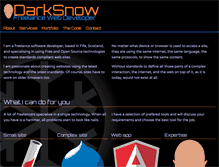 Tablet Screenshot of darksnow.net